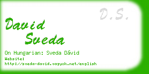 david sveda business card